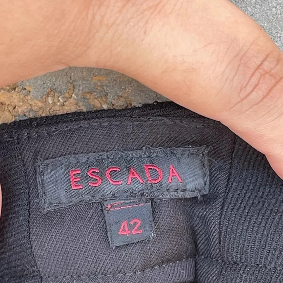 Escada virgin wool trousers  size 42 - Picture 7 of 9